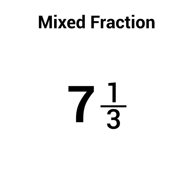 What is an improper fraction? As a fraction